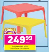 Sunny Large Kiddies Table-Each