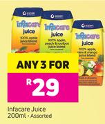 Infacare Juice Assorted-3 x 200ml