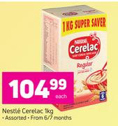 Nestle Cerelac Assorted-1Kg Each