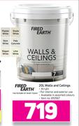 Fired Earth Walls & Ceilings-20Ltr