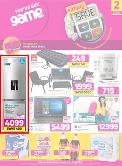 Game : Simply Save (26 August - 8 September 2020), page 1