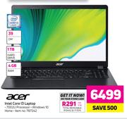 Acer Intel Core i3 Laptop