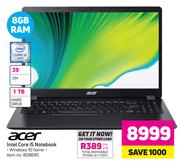 Acer Intel Core i5 Notebook