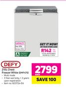 Defy 210Ltr Chest Freezer White DMF470