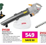 Ryobi 3000W Blower Mulching Vacuum