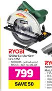Ryobi 1250W Circular Saw HCS-1250