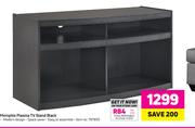 Memphis Plasma TV Stand Black