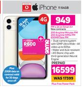Apple iPhone 11 64GB 4G-On Smart S+