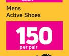 Mens Active Shoes-Per Pair