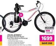 Raleigh 26" Ascent Mountain Bicycle Plus 750ml Bottle And Bottlecage