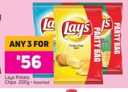 Lays Potato Chips Assorted-For Any 3x200g