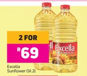 Execella Sunflower Oil-For 2 x 2Ltr
