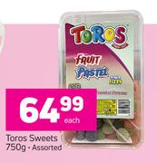 Toros Sweets Assorted-750g Each