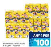 Danone Ultra Mel Custard Assorted-For Any 4x6 x 125ml