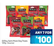 Ol'Roy Semi Moist Dog Treats Assorted-For Any 7 x 120g