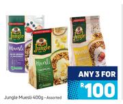 Jungle Muesli Assorted-For Any 3 x 400g