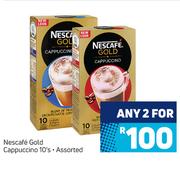 Nescafe Gold Cappuccino Assorted-For Any 2 x 10's