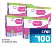 Comfitex Pantyliners-For 4 x 100's