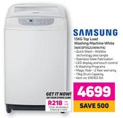 Samsung 13Kg Top Load Washing Machine (White) WA13F5S2UWW/FA