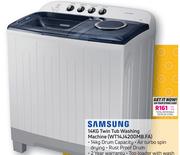 Samsung 14Kg Twin Tub Washing Machine WT14J4200MB.FA