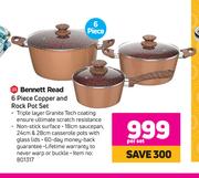 Bennett Read 6 Piece Copper & Rock Pot Set-Per Set