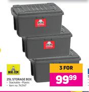 Big Jim 25L Storage Box-For 3