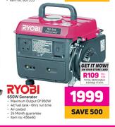Ryobi 650W Generator