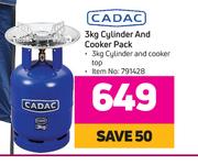 Cadac 3kg Cylinder And Cooker Pack