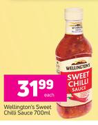 Wellington's Sweet Chilli Sauce-700ml Each