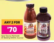 Spur Sauce, Marinade Or Basting Assorted-For Any 2 x 500ml
