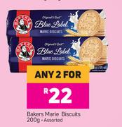 Bakers Marie Biscuits Assorted-For Any 2 x 200g