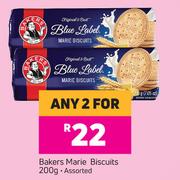 Bakers Marie Biscuits Assorted-For Any 2 x 200g