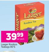 Laager Rooibos Teabags-80's Pack