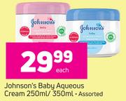 Johnson's Baby Aqueous Cream Assorted-250ml/ 350ml Each