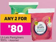 Lil-Lets Pantyliners Assorted-For Any 2 x 100's
