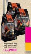 Campmaster Camp Briquettes-For 3 x 4Kg