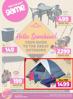 Game Outdoor : Hello Sunshine (24 September - 6 October 2020), page 1