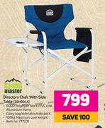 Camp Master Directors Chair With Side Table 20H0044