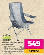 Camp Master Deluxe 300 High Back Chair F03-100A-860G