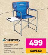 Discovery Adventures Full Directors Chair