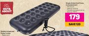 Out & About Single Airbed & Pump F03910BK051D7