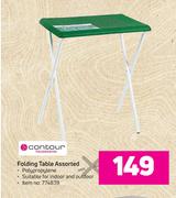 Contour Folding Table Assorted