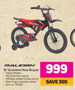 Raleigh 16" Scrambler Moto Bicycle