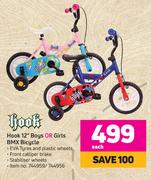 Hook 12" Boys Or Girls BMX Bicycle-Each