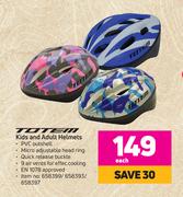 Totem Kids & Adult Helmets-Each