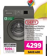Defy 6Kg Front Load Washing Machine Grey DAW382