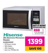 Hisense 28Ltr Electronic Microwave Metallic H28MOMME
