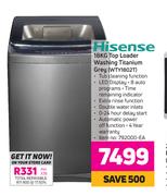 Hisense 18Kg Top Loader Washing Titanium Grey WTY1802T