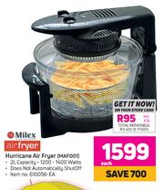 Hurricane air fryer clearance