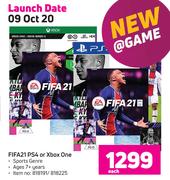 FIFA21 For PS4 Or Xbox One-Each